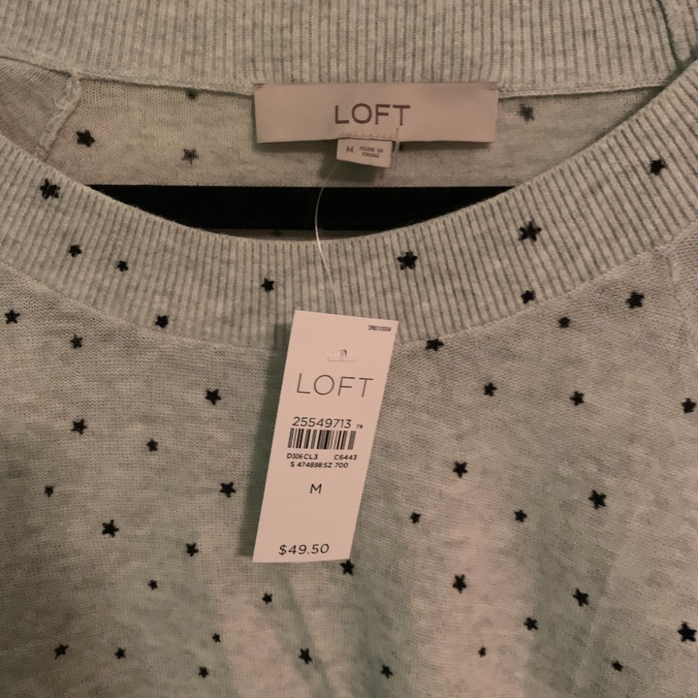 NWT Loft Star Sweater - Picture 2 of 3